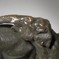 Alt text: Detail of Elephant sculpture