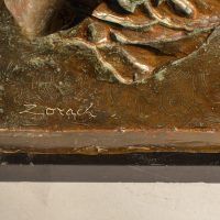 Alt text: Detail of artist signature