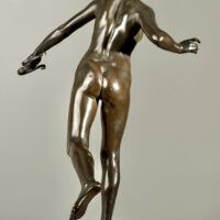 Alt text: Bronze sculpture of the Goddess Diana