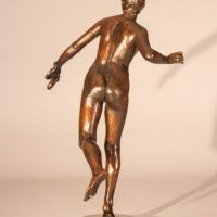 Alt text: Bronze sculpture of the Goddess Diana
