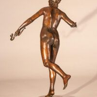 Alt text: Bronze sculpture of the Goddess Diana