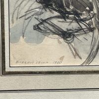 Alt text: Artwork signature detail