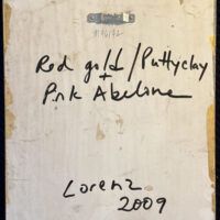 Alt text: Artwork verso