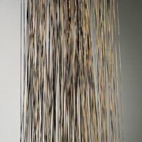 Alt text: Wire sculpture