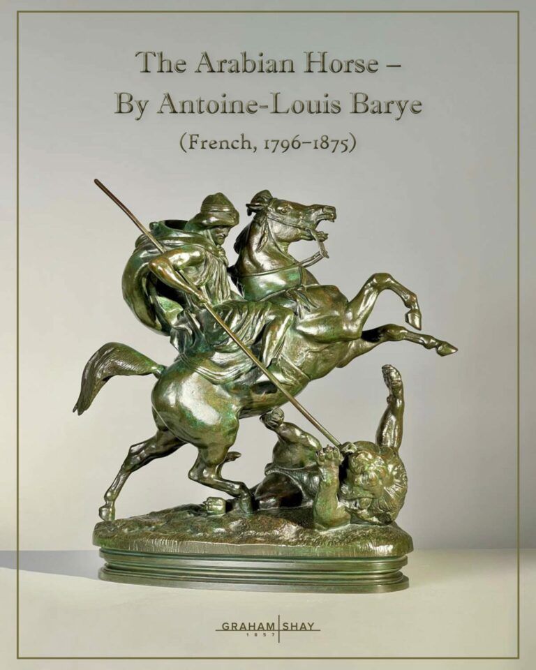 Alt text: The Arabian Horse by Antoine-Louis Barye catalog cover