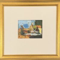 Alt text: Abstracted oil painting