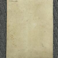 Alt text: Painting verso