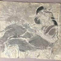 Alt text: Painting of two figures