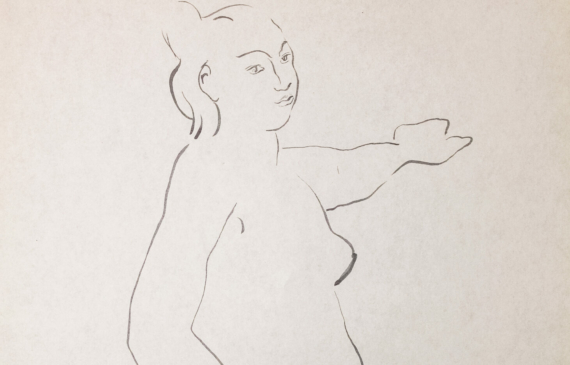 Alt text: Nude figure drawing