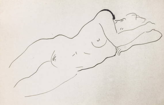 Alt text: Nude figure drawing