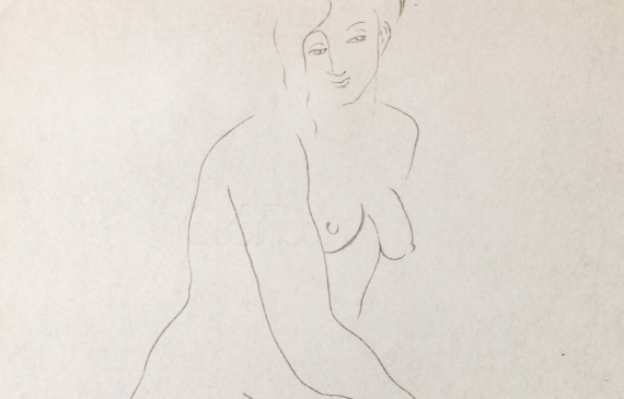 Alt text: Nude figure drawing