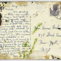 Alt text: postcard verso
