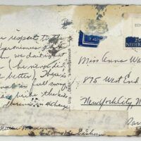 Alt text: postcard verso