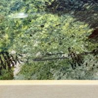 Alt text: Watercolor painting, signature detail