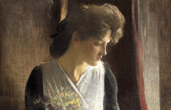 Alt text: Portrait of a woman