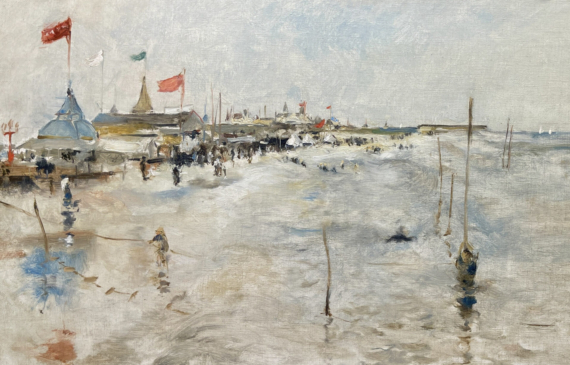 Alt text: Painting of a beach scene