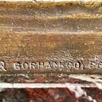 Alt text: Bronze sculpture, foundry detail