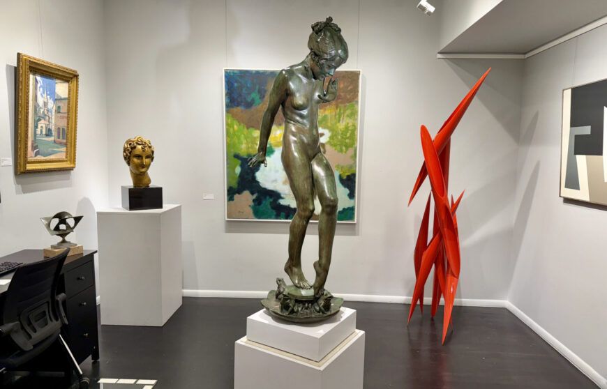 Alt text: Installation view of gallery exhibition