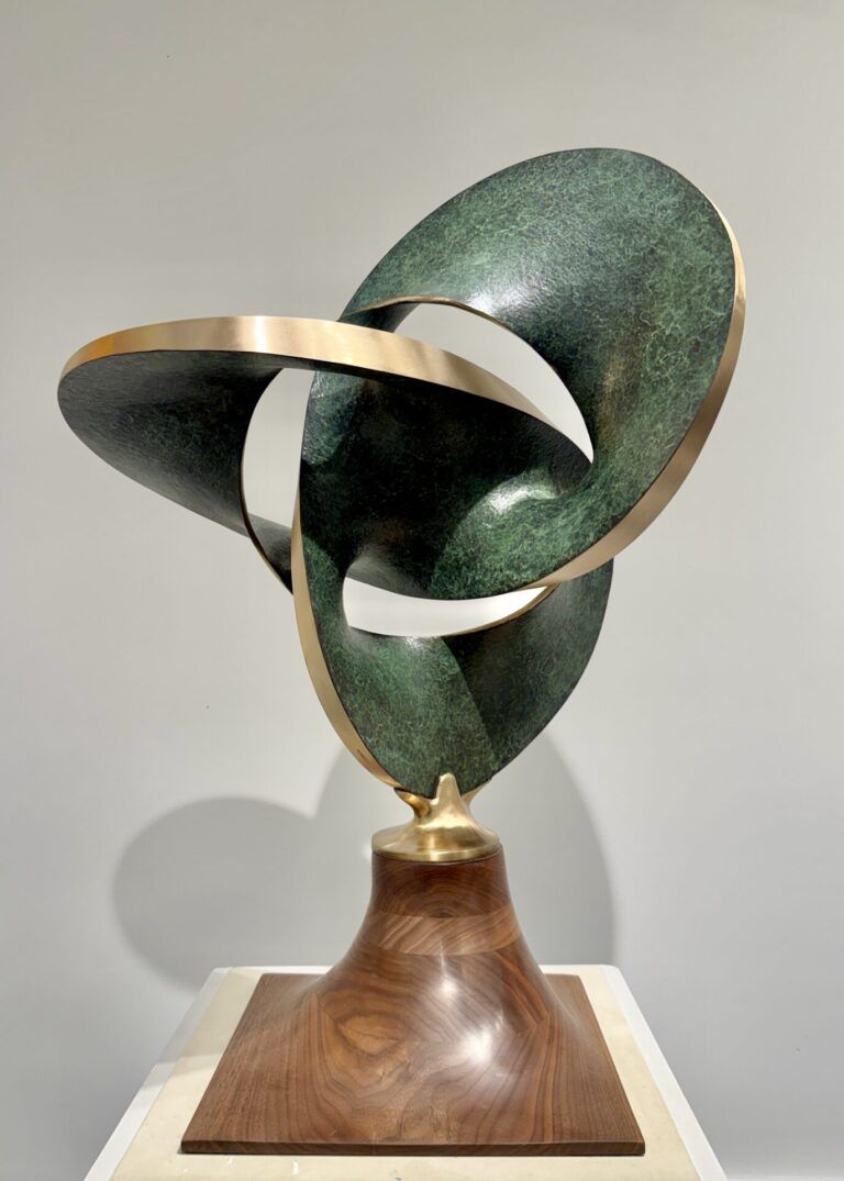 Bronze sculpture by Robert Engman