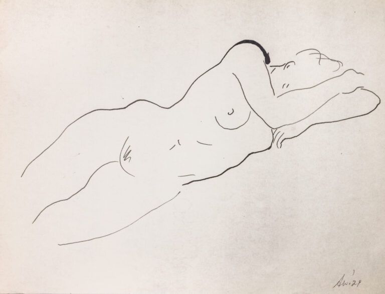 Drawing from Anna Walinska show